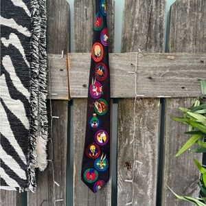Men’s Looney Toons Tie- Bugs Bunny & Friends